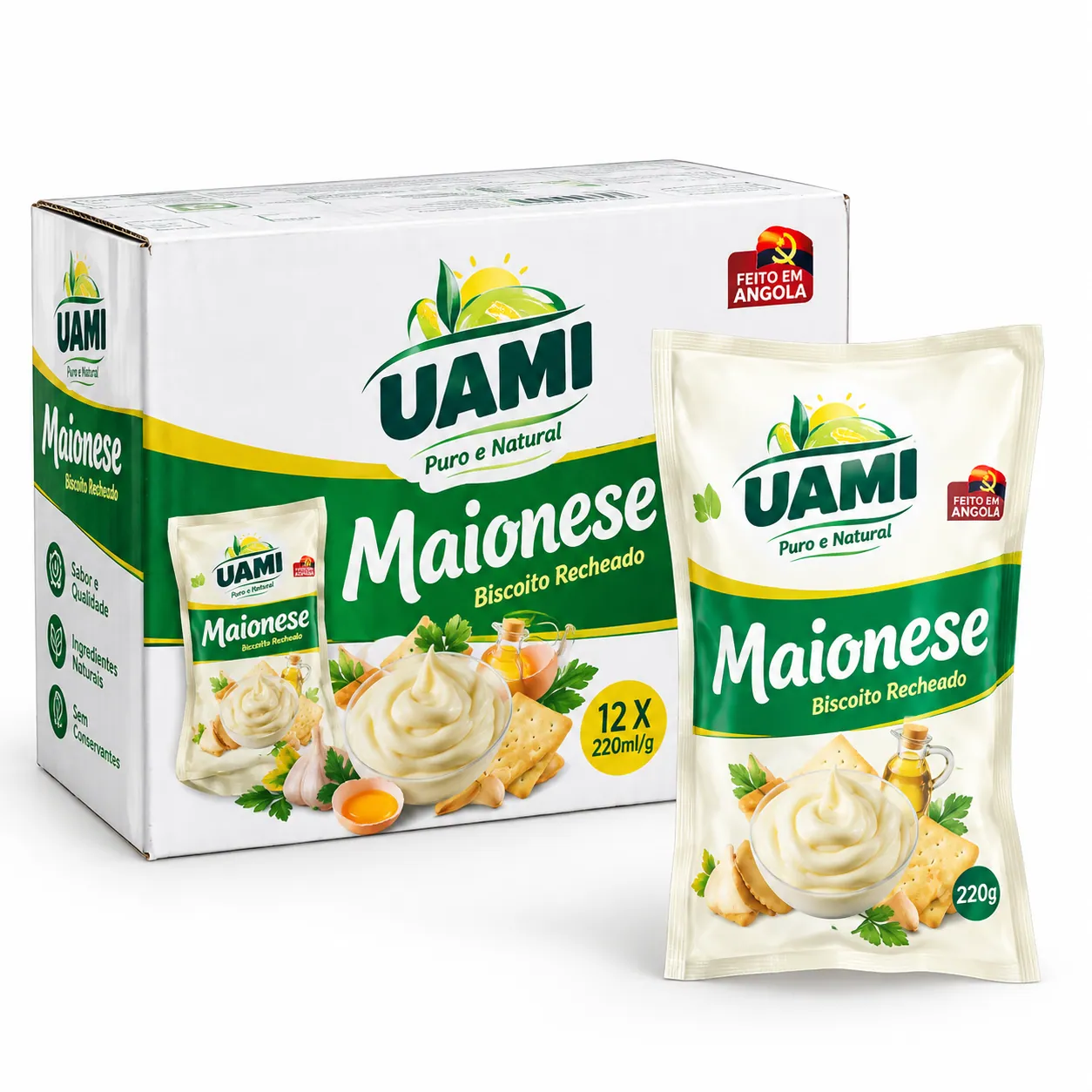Maionese Uami 220ml (cx12