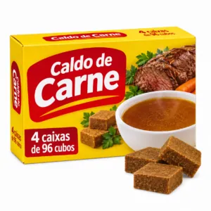 Caldo de Carne caixa 4x96 cubos