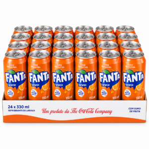 Fanta Laranja Lata 24x330ml