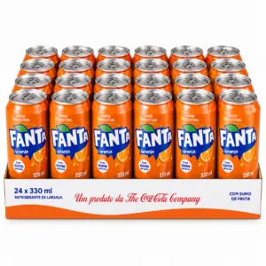 Fanta Laranja Lata 24x330ml