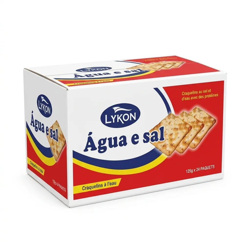 Bolacha Água e Sal 24 x 125g