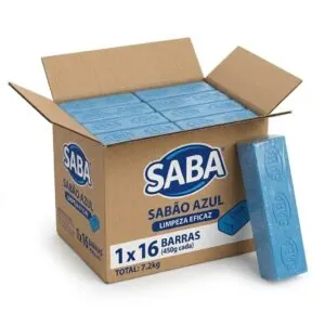 Barra de Sabão Azul Saba 1x16