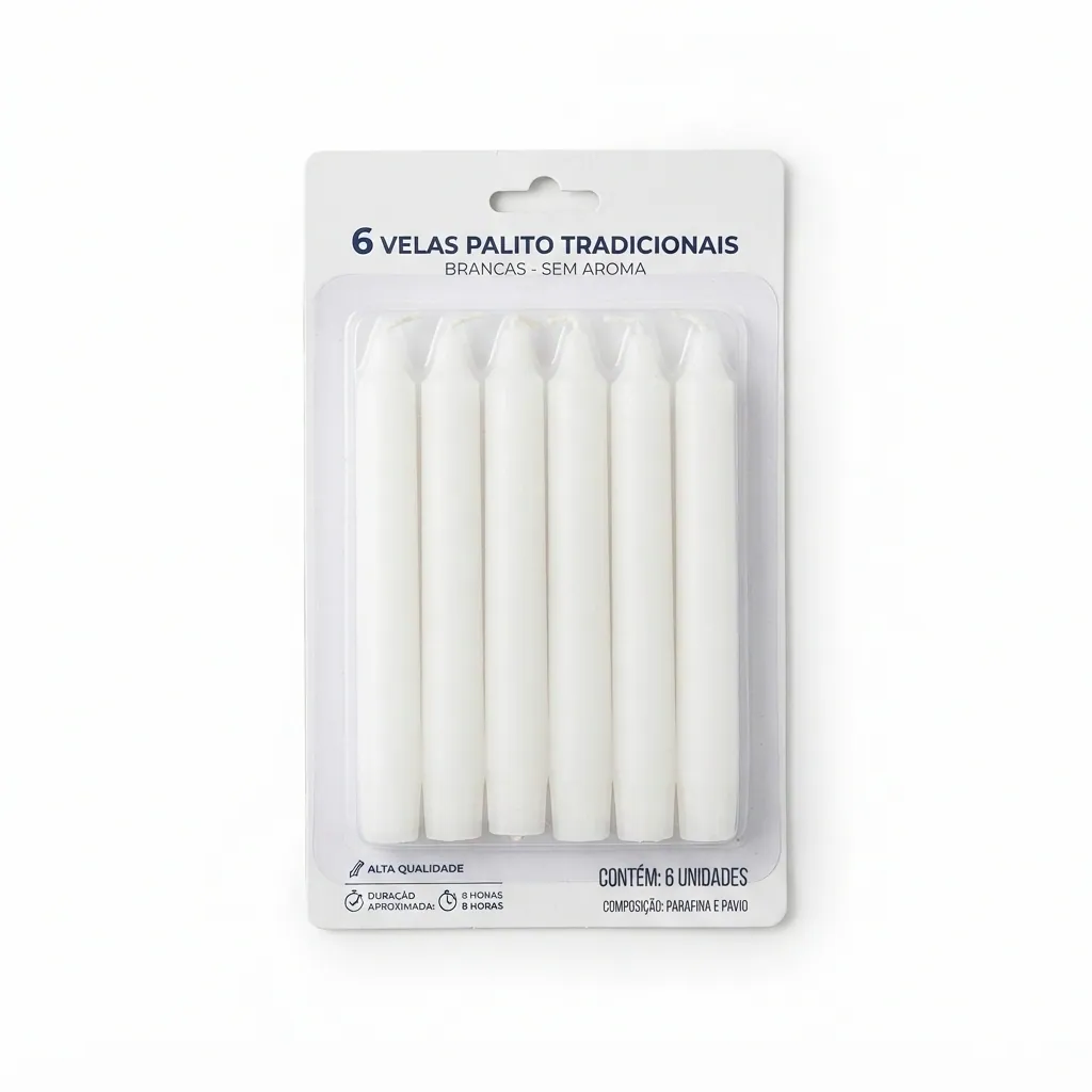 Velas embalagem 6