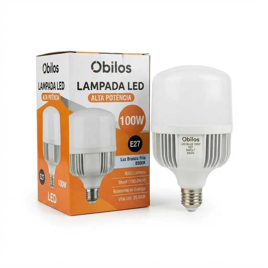 Lâmpadas Obilos 100W E27 caixa