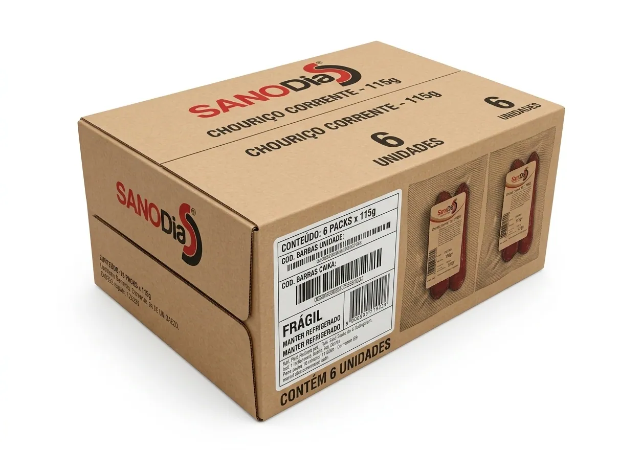 Chouriço Corrente Sanodia 115g (cx6)