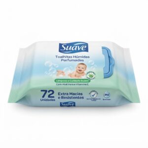 Toalhitas Húmidas Perfumadas Suave 72un