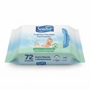 Toalhitas Húmidas Perfumadas Suave 72un